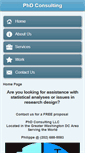 Mobile Screenshot of phdconsultingllc.net